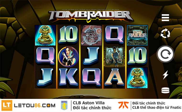 Tomb Raider Slot Game – Giải thưởng Jackpot Siêu Hấp Dẫn Tại Letou